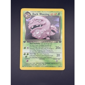 Dark Weezing (14) – 1st Edition – Team Rocket #14/82