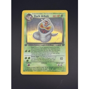 Dark Arbok 2/82 Team Rocket 1st Ed Holo Rare WotC Vintage Pokemon TCG Card