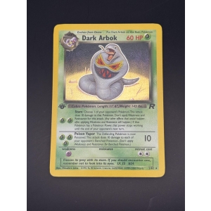 Dark Arbok 2/82 Team Rocket 1st Ed Holo Rare WotC Vintage Pokemon TCG Card